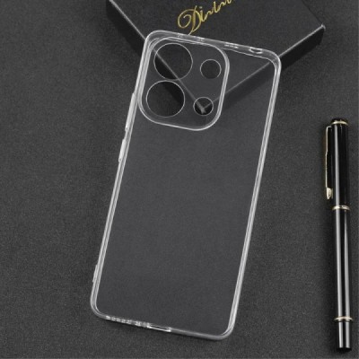 Xiaomi Redmi Note 13 4G kieto silikono TPU skaidrus dėklas - nugarėlė | Priedai.lt