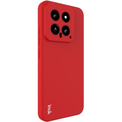 Xiaomi 14 „Imak“ kieto silikono TPU raudonas dėklas - nugarėlė | Priedai.lt