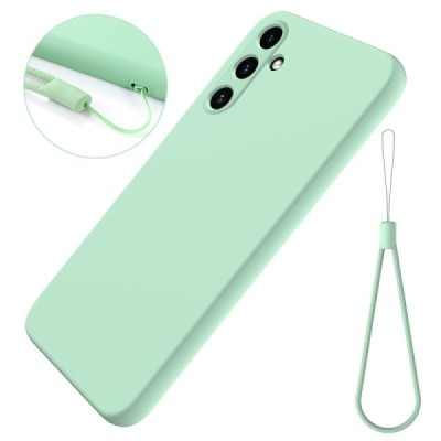 Samsung Galaxy A55 5G (SM-A556E) Shell kieto silikono (TPU) dėklas žalias - nugarėlė | Priedai.lt