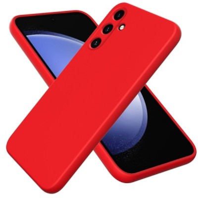 Samsung Galaxy A35 5G (SM-A356E) Shell kieto silikono (TPU) dėklas raudonas - nugarėlė | Priedai.lt