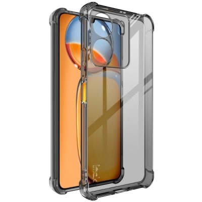 Xiaomi Redmi 13C (Poco C65) Imak sustiprintos apsaugos kieto silikono TPU pilkas dėklas - nugarėlė | Priedai.lt