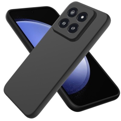 Xiaomi 14 Pro Shell kieto silikono (TPU) dėklas juodas - nugarėlė | Priedai.lt