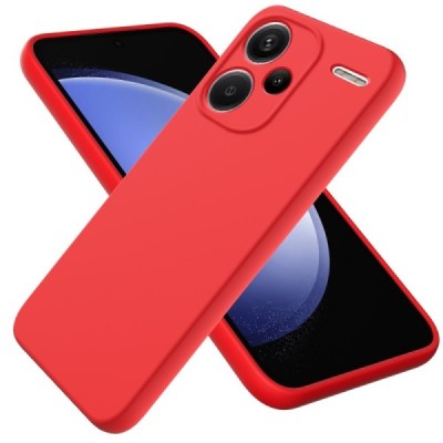 Xiaomi Redmi Note 13 Pro+ 5G Shell kieto silikono (TPU) dėklas raudonas - nugarėlė | Priedai.lt