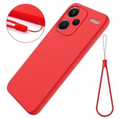 Xiaomi Redmi Note 13 Pro+ 5G Shell kieto silikono (TPU) dėklas raudonas - nugarėlė | Priedai.lt
