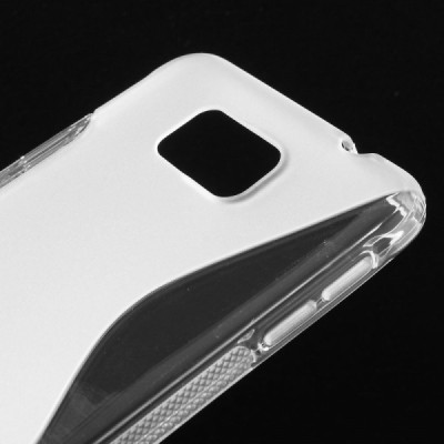 Samsung Galaxy Alpha G850 kieto silikono TPU skaidrus permatomas dėklas - nugarėlė / Priedai.lt
