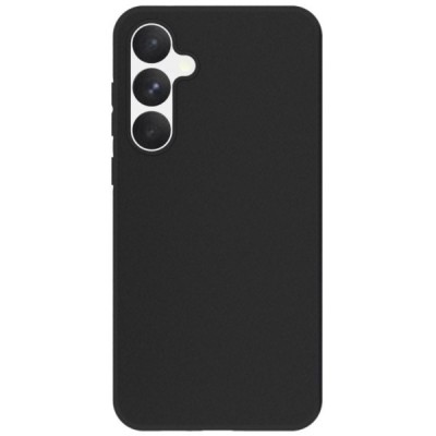 Samsung Galaxy A55 5G (SM-A556) kõva silikoon (TPU) tagakaane must - ümbris | Priedai.lt