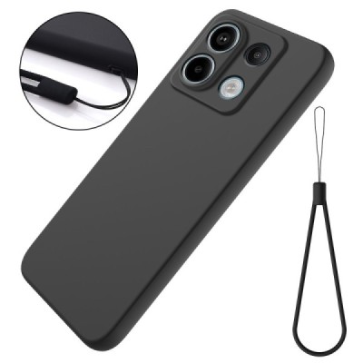 Xiaomi Redmi Note 13 Pro 5G / Poco X6 5G Shell kõva silikoon (TPU) tagakaane must - ümbris | Priedai.lt