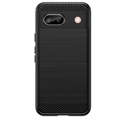 Google Pixel 8A "Carbon" kõva silikoon (TPU) tagakaane must - ümbris | Priedai.lt