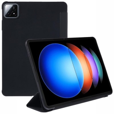 Xiaomi Pad 6S Pro tahke klapp must nahkkott – brošüür (volditav) | Priedai.lt