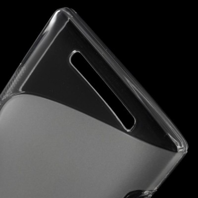 Nokia Lumia 830 kieto silikono TPU baltas dėklas - skaidrus, matinis / Priedai.lt
