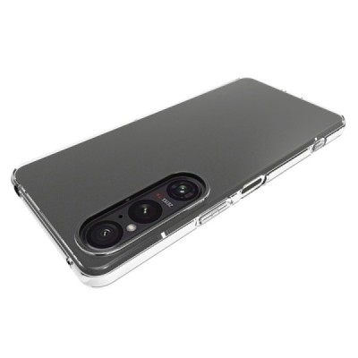 Sony Xperia 1 VI kõva silikoon (TPU) tagakaane läbipaistev - ümbris | Priedai.lt
