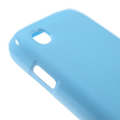 LG L40 D160 Mercury šviesiai mėlynas kieto silikono tpu dėklas - nugarėlė / Priedai.lt
