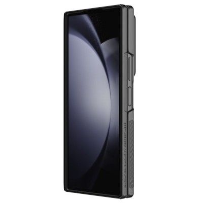 Samsung Galaxy Fold6 5G (SM-F956B) „Nillkin“ CamShield Kickstand must korpus, taga kaamera kaitsega | Priedai.lt