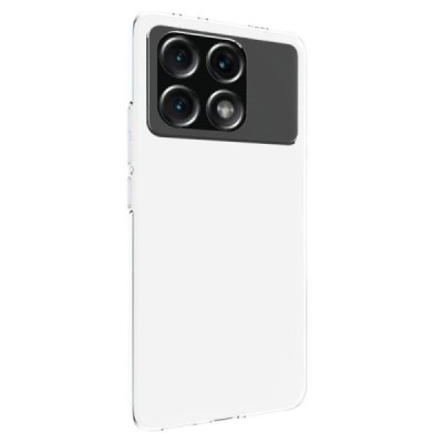Xiaomi Poco X6 Pro 5G (Redmi K70E) kõva silikoon (TPU) tagakaane läbipaistev - ümbris | Priedai.lt