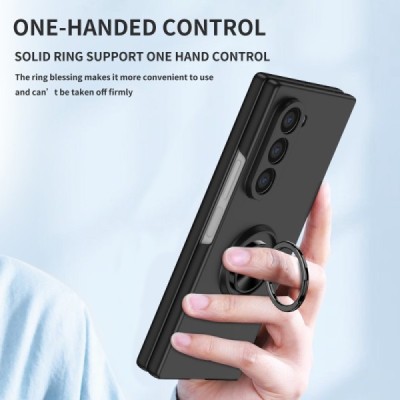 „Kickstand“ Samsung Galaxy Fold6 5G (SM-F956B) must ümbris - taga | Priedai.lt