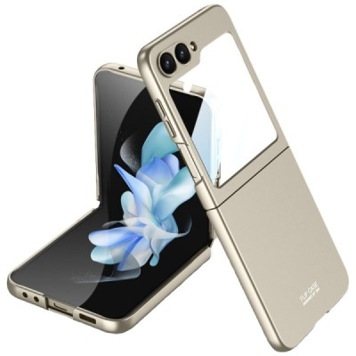 Samsung Galaxy Flip7 FE / Flip6 GKK Creative plastikust kuldne korpus - taga | Priedai.lt
