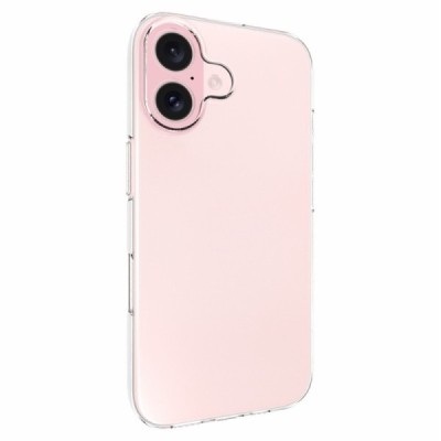 Apple iPhone 16 kõva silikoon (TPU) tagakaane läbipaistev - ümbris | Priedai.lt