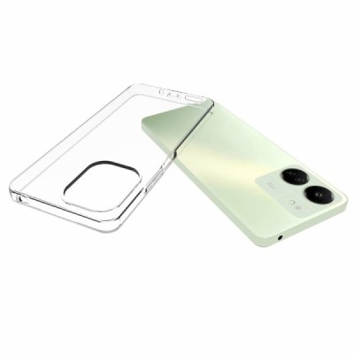 Xiaomi Redmi 13C, 13R 5G, Poco C65 4G, Poco M6 5G kõva silikoon (TPU) tagakaane läbipaistev - ümbris | Priedai.lt