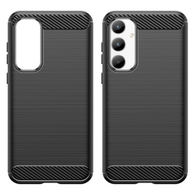 Samsung Galaxy A35 5G (SM-A356E) "Carbon" kõva silikoon (TPU) tagakaane must - ümbris | Priedai.lt