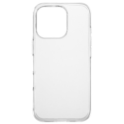 Apple iPhone 16 Pro kõva silikoon (TPU) tagakaane läbipaistev - ümbris | Priedai.lt