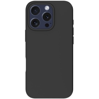 Apple iPhone 16 Pro kõva silikoon (TPU) tagakaane must - ümbris | Priedai.lt