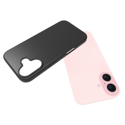 Apple iPhone 16 Plus kõva silikoon (TPU) tagakaane must - ümbris | Priedai.lt