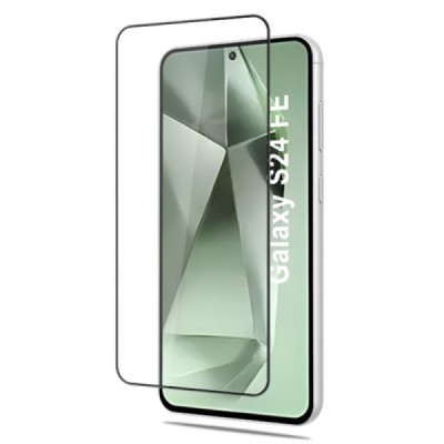 Samsung Galaxy S24 FE "Mocolo" 2.5D 9H Tempered Glass tugevdatud kaitse must täiskattega kaitseklaas 0,26 mm | Priedai.lt