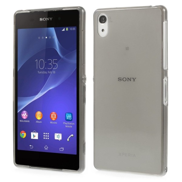 Kõige õhem TPU läbipaistev kaaned - hall (Xperia Z2)