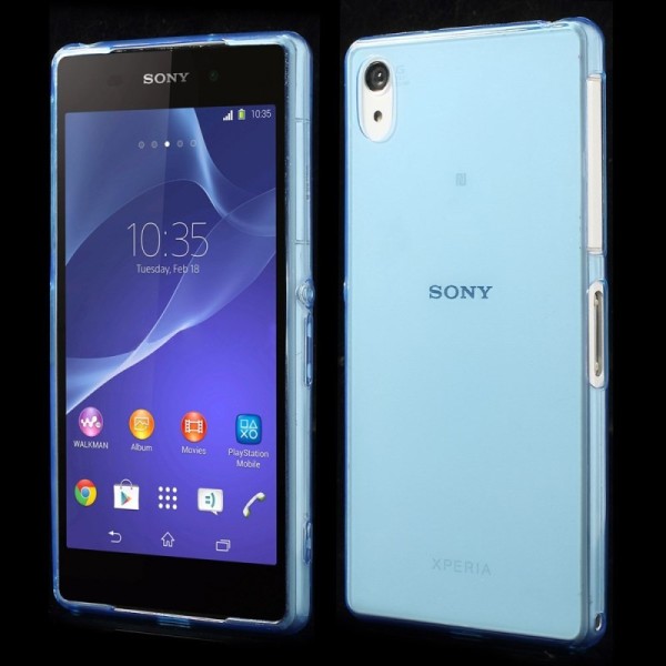 Kõige õhem TPU läbipaistev kaaned - sinine (Xperia Z2)