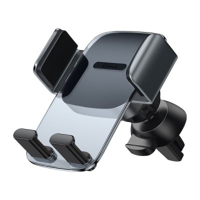 „Baseus“ Easy Control Clamp Set juodas automobilinis laikiklis (į groteles / ant panelės) | Priedai.lt