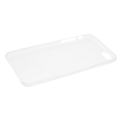 Ploniausias pasaulyje plastikinis skaidrus Apple iPhone 6 (6s) baltas dėklas - nugarėlė / Priedai.lt