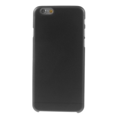 Ploniausias pasaulyje plastikinis skaidrus Apple iPhone 6 (6s) juodas dėklas - nugarėlė / Priedai.lt