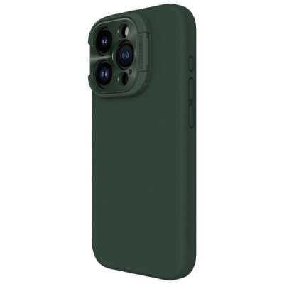 Apple iPhone 15 Pro „Nillkin“ Lenswing Magnetic žalias dėklas, nugarėlė su kameros apsauga | Priedai.lt