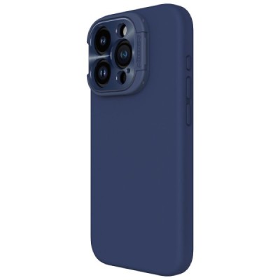 Apple iPhone 15 Pro Max „Nillkin“ Lenswing Magnetic mėlynas dėklas, nugarėlė su kameros apsauga | Priedai.lt