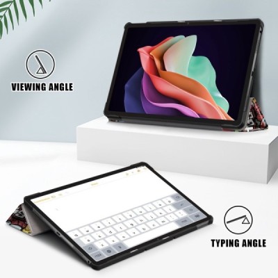 Lenovo Tab P11 11.5" Gen 2 atverčiamas „Street Art“ spalvotas dėklas - knygutė | Priedai.lt