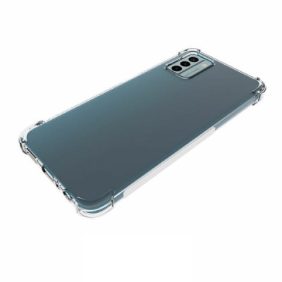 Sustiprintos apsaugos Nokia G22 skaidrus kieto silikono (TPU) dėklas | Priedai.lt