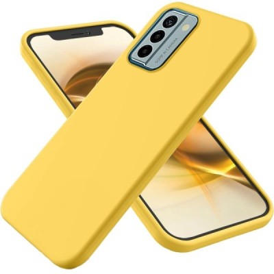 Nokia G22 Shell kieto silikono (TPU) dėklas geltonas - nugarėlė | Priedai.lt
