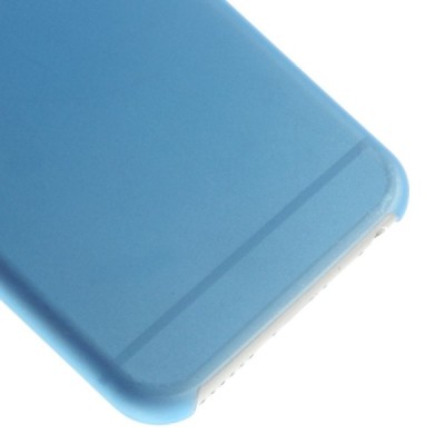 Ploniausias pasaulyje plastikinis skaidrus Apple iPhone 6 (6s) mėlynas dėklas - nugarėlė / Priedai.lt