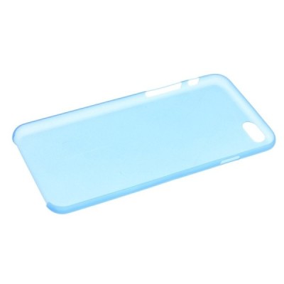 Ploniausias pasaulyje plastikinis skaidrus Apple iPhone 6 (6s) mėlynas dėklas - nugarėlė / Priedai.lt