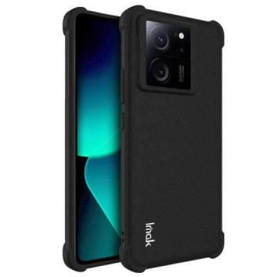 Xiaomi 13T (13T Pro) Imak sustiprintos apsaugos kieto silikono TPU juodas dėklas - nugarėlė | Priedai.lt
