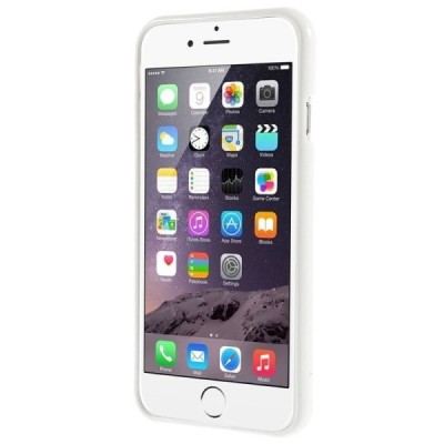 Apple iPhone 6 (6s) baltas Mercury kieto silikono (TPU) dėklas / Priedai.lt