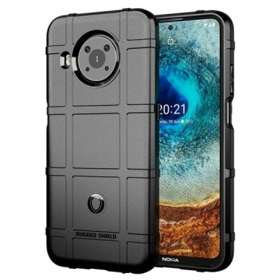 Nokia X20 ir Nokia X10 Rugged sustiprintos apsaugos dėklas - juodas | Priedai.lt