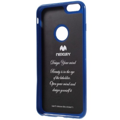 Apple iPhone 6 (6s) tamsiai mėlynas Mercury kieto silikono (TPU) dėklas / Priedai.lt
