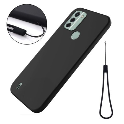 Nokia C31 Shell kieto silikono (TPU) dėklas juodas - nugarėlė | Priedai.lt
