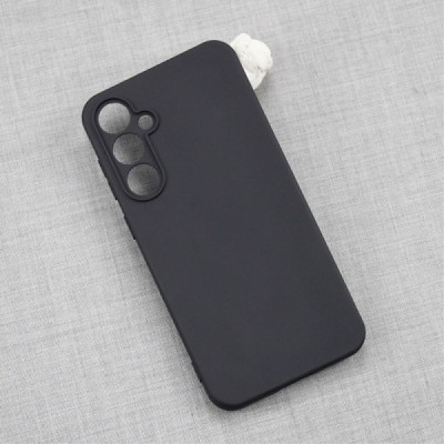Samsung Galaxy S23 FE (Fan Edition) kieto silikono TPU juodas dėklas - nugarėlė | Priedai.lt