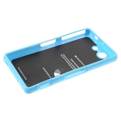 Sony Xperia Z3 Compact šviesiai mėlynas Mercury kieto silikono (TPU) dėklas / Priedai.lt