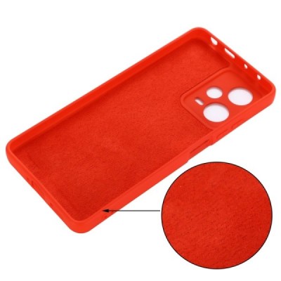 Xiaomi Redmi Note 12 Pro+ 5G Shell kieto silikono TPU raudonas dėklas - nugarėlė | Priedai.lt