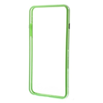 Apple iPhone 6 Plus (6s Plus) skaidrus permatomas rėmelis (kraštų apvadas, bamperis) - žalias / Priedai.lt