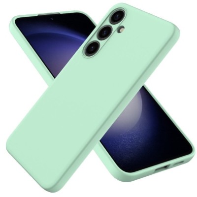 Samsung Galaxy S24+ (SM-S926) Shell kieto silikono (TPU) dėklas žalias - nugarėlė | Priedai.lt