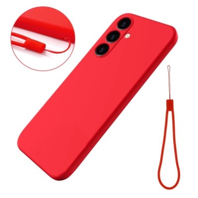 Samsung Galaxy A05s (SM-A057F) Shell kieto silikono (TPU) dėklas raudonas - nugarėlė | Priedai.lt